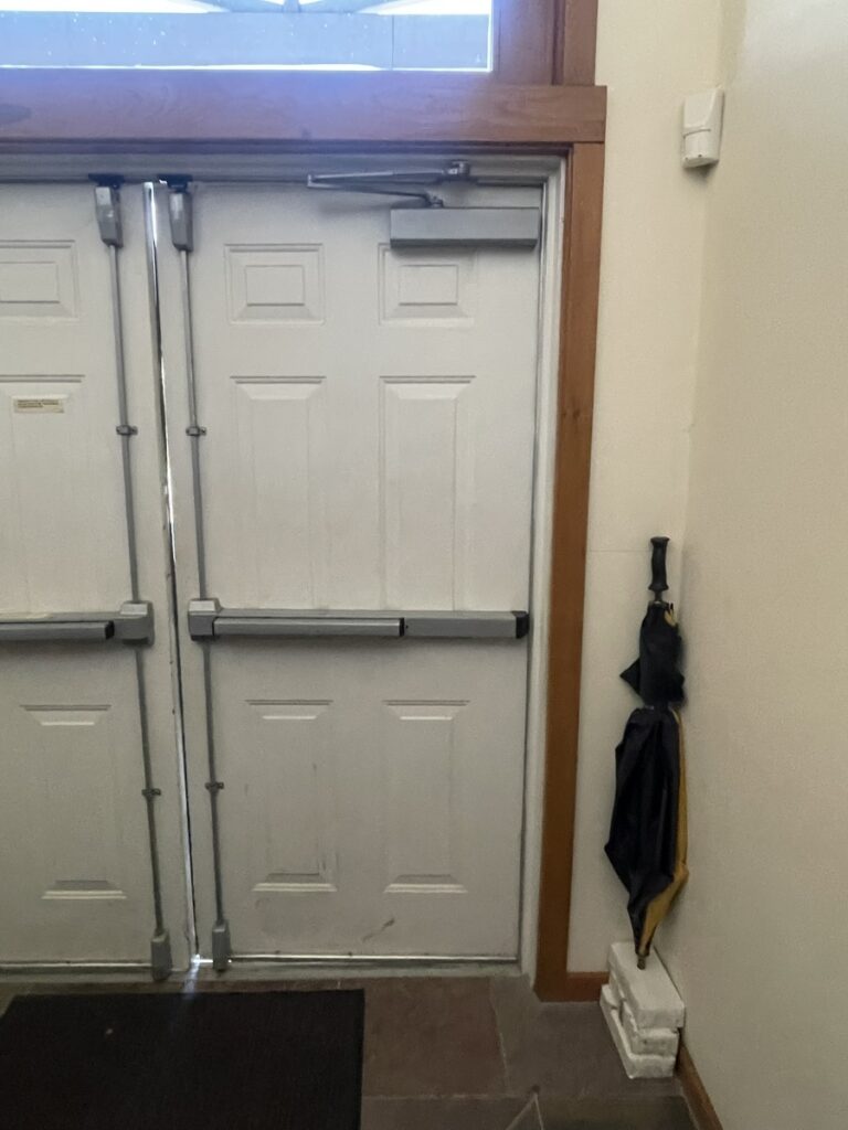 New Double Entry Door Installation