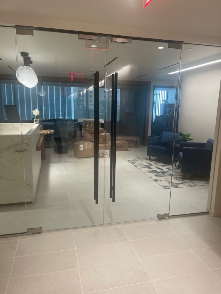 Frameless Door Repair